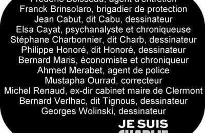 HOMMAGE AUX VICTIMES