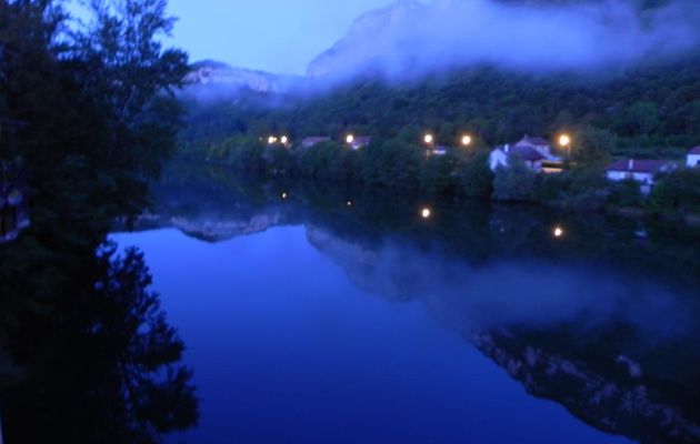 un soir à Thoirette-Jura