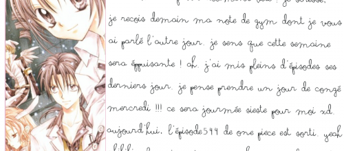 Une nouvelle Semaine ^.^ 