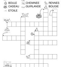 mots fléchés Noël