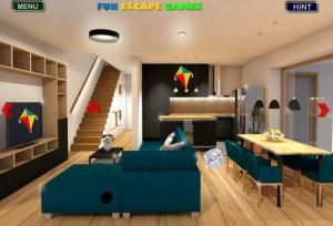 Modern room fun escape