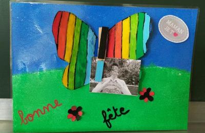 *Bricolage fête des mères: un pêle mêle porte photo
