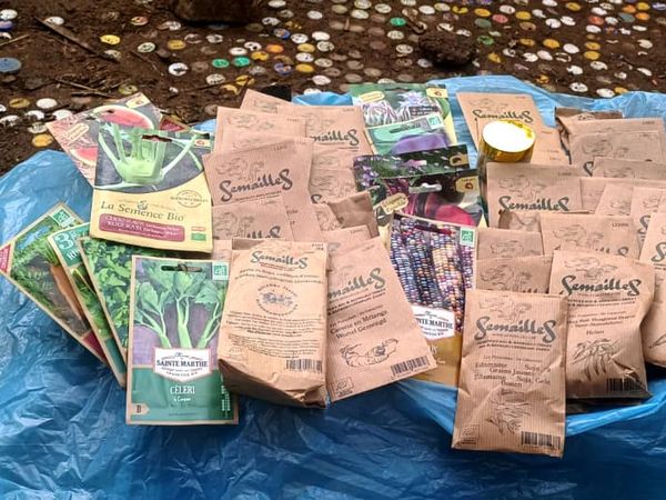 Effet waouw lors de la découverte du compost ! Et des gaines! Et du Yoga!