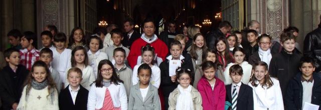 Première communion des nos enfants