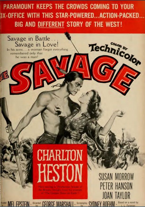 THE SAVAGE BOX OFFICE USA 1952