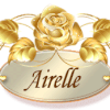 Nouvelle signature animée  "rose en or"