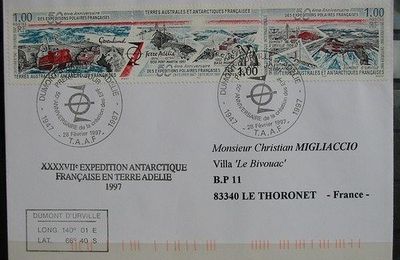 enveloppes TAAF