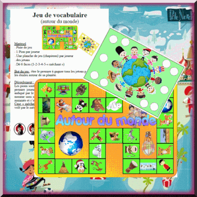 Jouons avec le vocabulaire autour du monde
