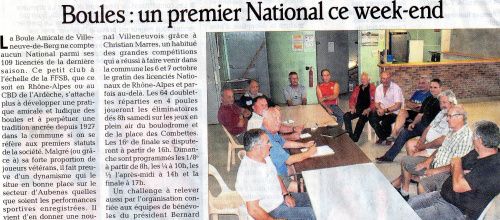 Ce WEEK-END 1er National 64 Doublettes du 6 et 7 octobre 2012