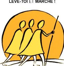 En marche- Pèlerinage Marie-Reine-de-la-Paix 