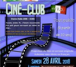 Notre prochain ciné-club ce samedi 28 avril à 10h