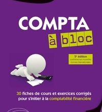 [PDF/Kindle] La compta à bloc  - 30 fiches de cours et d'exercices corrigés pour s'initier à la comptabilité financière by Imène Besbès