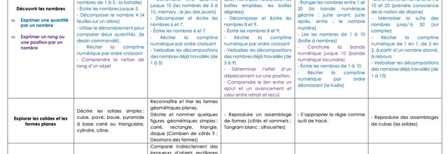 Programmation Maths GS