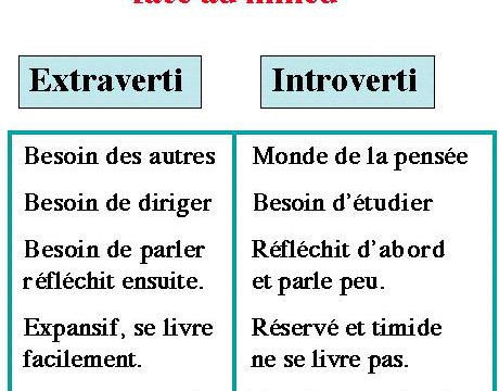 Etes vous introverti(e) ou extraverti(e) ?