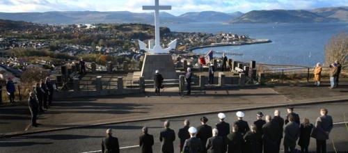 * 12 novembre 2017 : Remembrance à GREENOCK (Ecosse)