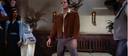 ELVIS PRESLEY - Mean Woman Blues (DES stereo remix 4K film restoration) 1957