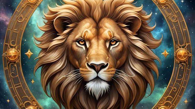 Signe du zodiaque "Lion" avec Intelligence Artificielle 5