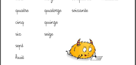 Ecrire les nombres en lettres... 