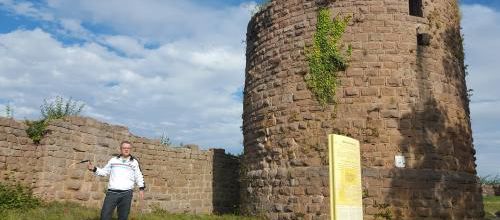 La crypte du château du Frankenbourg, à quelques pas de la Tour. (Albert Fagioli)