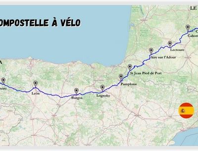 🇪🇸  Sur les traces des pèlerins de Saint-Jacques-de-Compostelle à vélo.