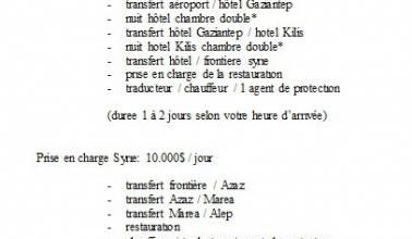 Mercenaires Français en Syrie