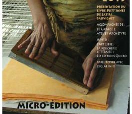 La Boucherie littéraire et la micro-édition à Reillane (04)