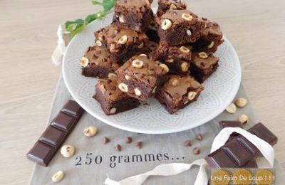 Brownie à la pâte à tartiner choco’ noisette