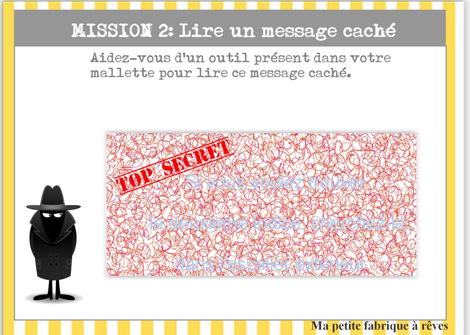 Anniversaire agent secret gratuit à imprimer filtre rouge