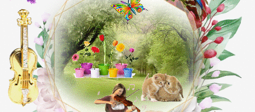 OISEAUX FLEURS MUSIQUE