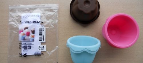 6 Moules silicone " Sockerkaka - Ikea