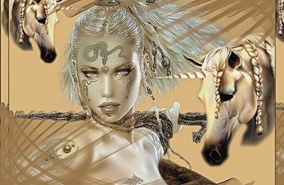 La licorne et son amie. 