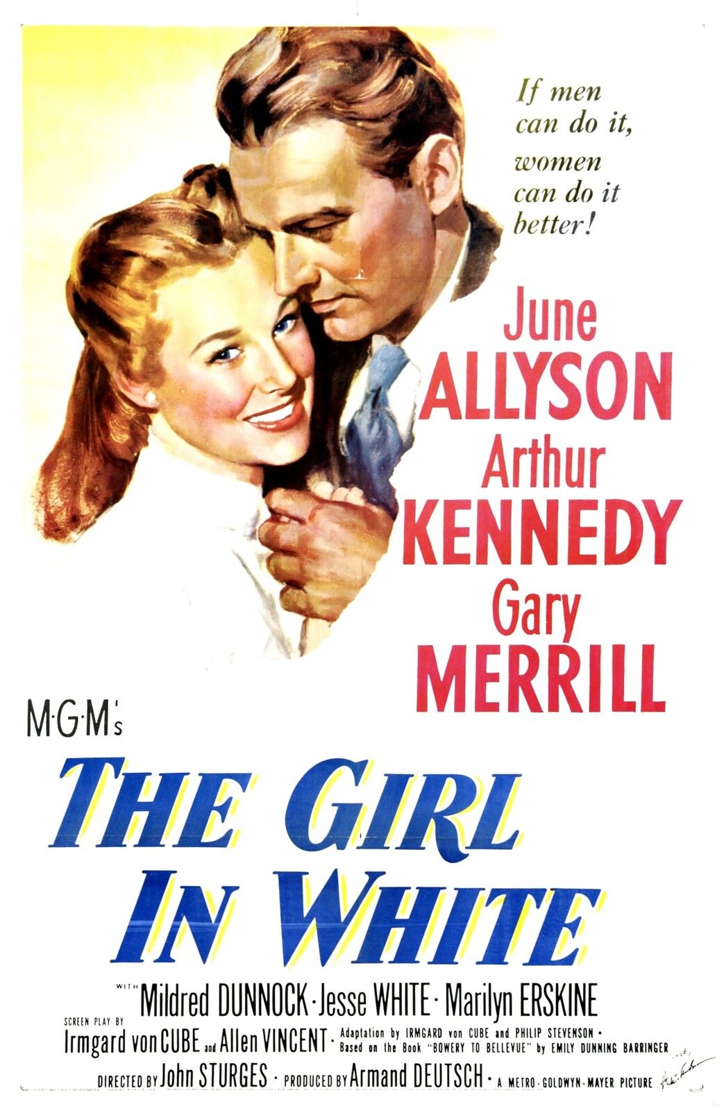 THE GIRL IN WHITE BOX OFFICE USA 1952