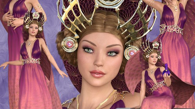 Lauren : Femme fantastique (tube-render-poser)