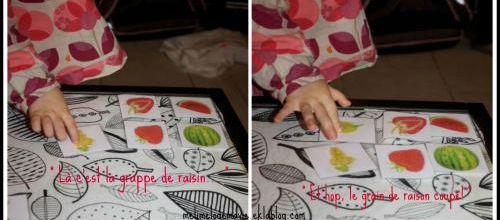 Des fruits entiers et des fruits coupés!