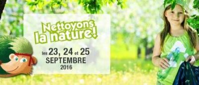 Nettoyons la nature 2016