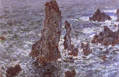 Les aiguilles de Port Coton à Belle Ile en Mer...