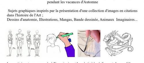 Atelier dessin pendant les vacances