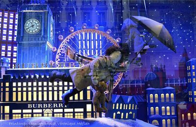 Le spectacle magique des vitrines du Printemps