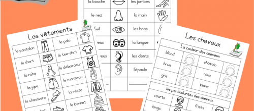 Référent lexical pour écrire un portrait 