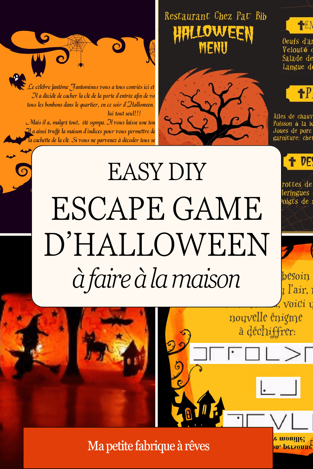 escape game d'Halloween gratuit à imprimer pour enfants