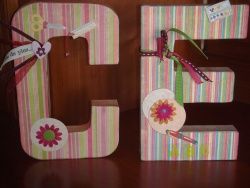 Lettres customisées