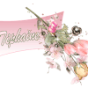 Signature animee tulipe rose