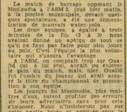 MCA Water-Polo depuis 1948
