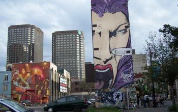 Montréal : la rue Sainte-Catherine
