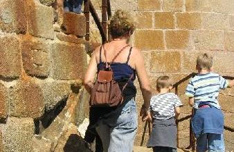 Arrivée au château