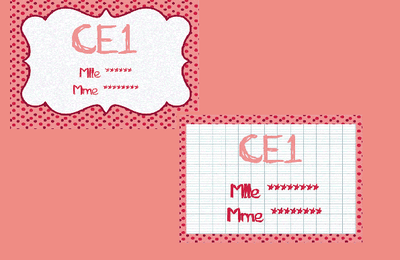 Affiche porte de classe