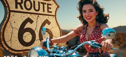1950s Rockabilly - Route 66 Roadtrip  1950s Dream Time