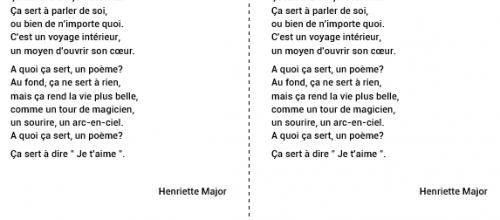 Poésies et QR codes
