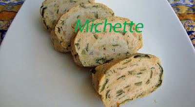 Roulé de courgettes aux 2 thons, tomate séchée, tartare