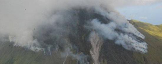Un désastre écologique sur la Montagne Pelée.